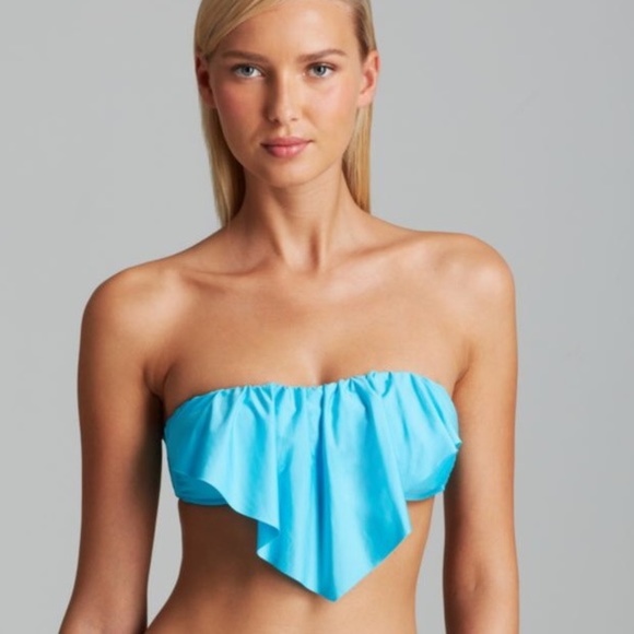 Ella Moss Other - NWT💠ELLA MOSS Blue Bandeau Convertible Swim Top